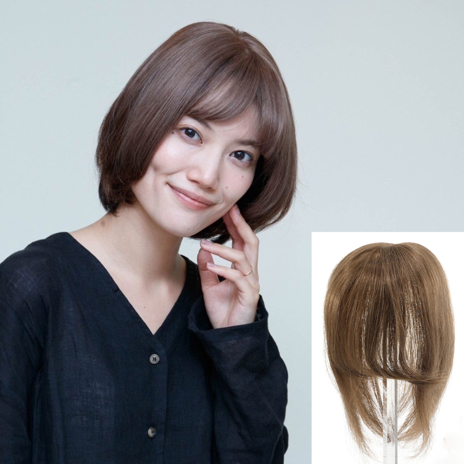ギンカウィンカ ドレスドヘアー ショートスタイル前髪あり トリプルピン付