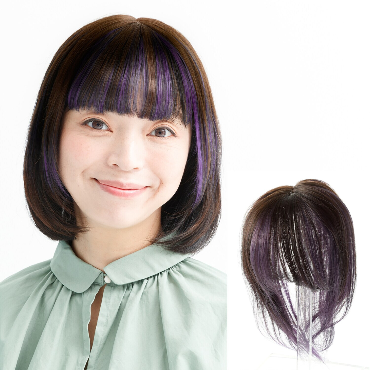 ギンカウィンカ ドレスドヘアー ショートスタイル前髪あり トリプルピン付