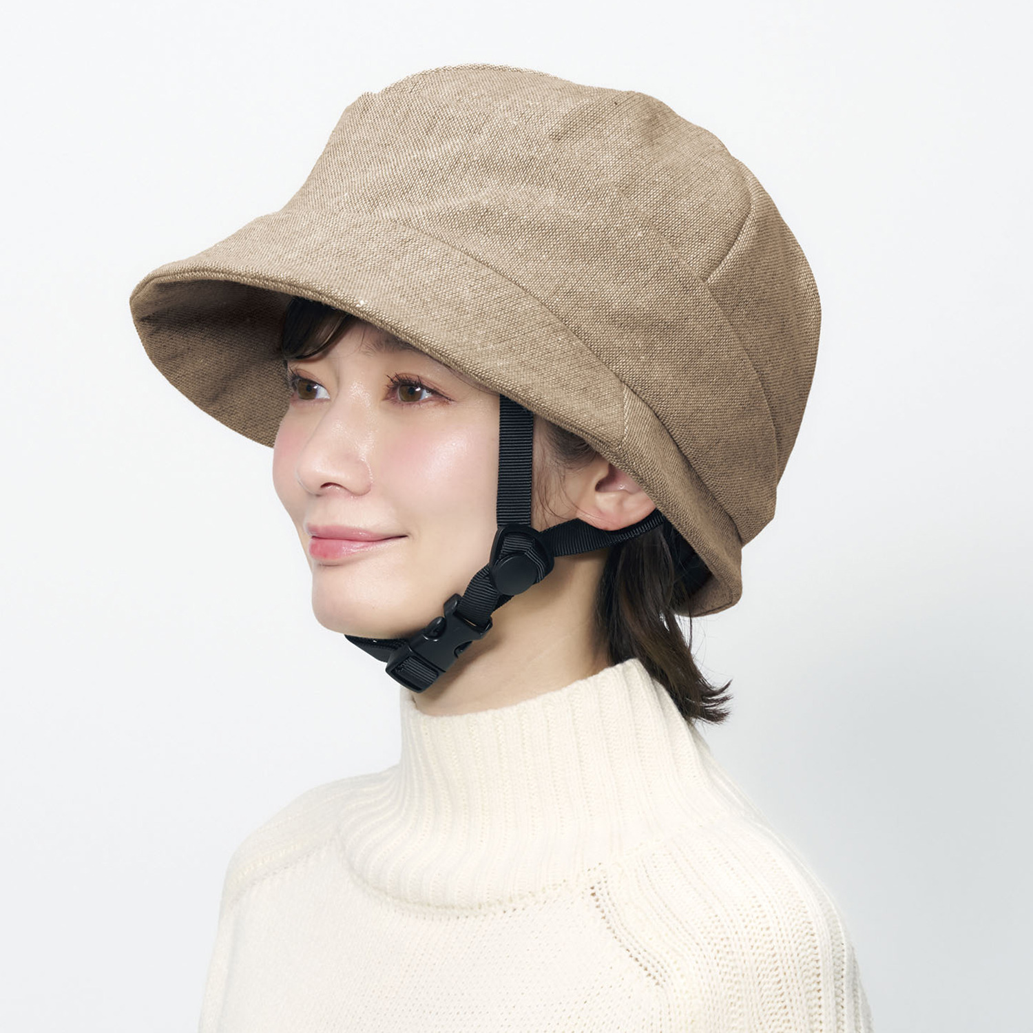 おしゃヘル専用 着せ替え用帽子 ＜ツイード調クロシェ＞