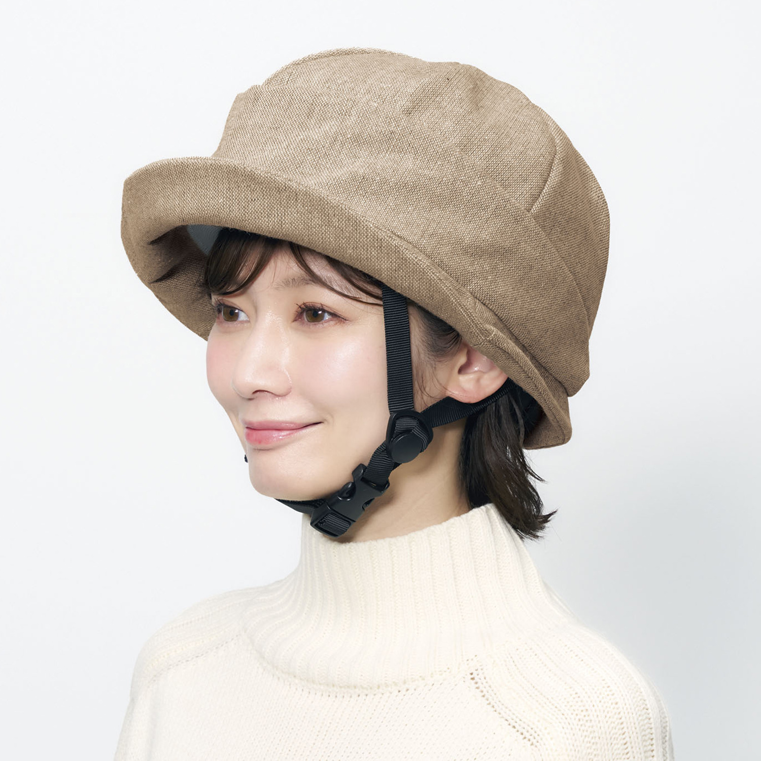 おしゃヘル専用 着せ替え用帽子 ＜ツイード調クロシェ＞