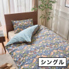 モリスギャラリー いちご泥棒 コットン１００％サテン リバーシブル 掛けふとんカバー ＜シングル＞