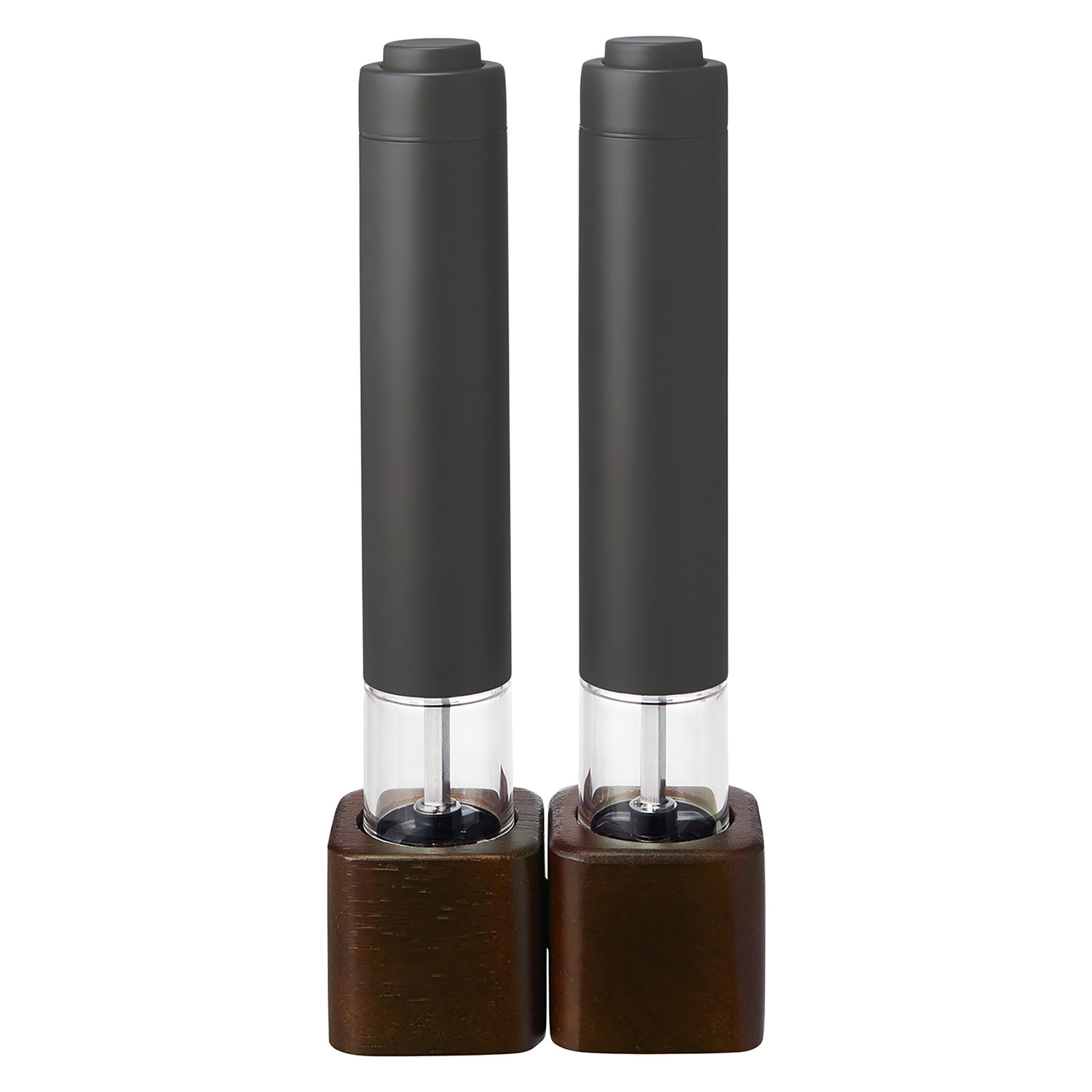 レコルト お気に入りのスパイスを 挽きたてのおいしさで！ 電動ソルト＆ペッパーミル ミニ ＲＭＭ−１ 同色２個セット