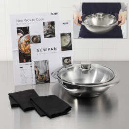 マイヤー お鍋にもボウルにもなる！ 新発想の調理器具 ＮＥＷＰＡＮ ＜２２ｃｍ＞ ショップチャンネル 特別セット