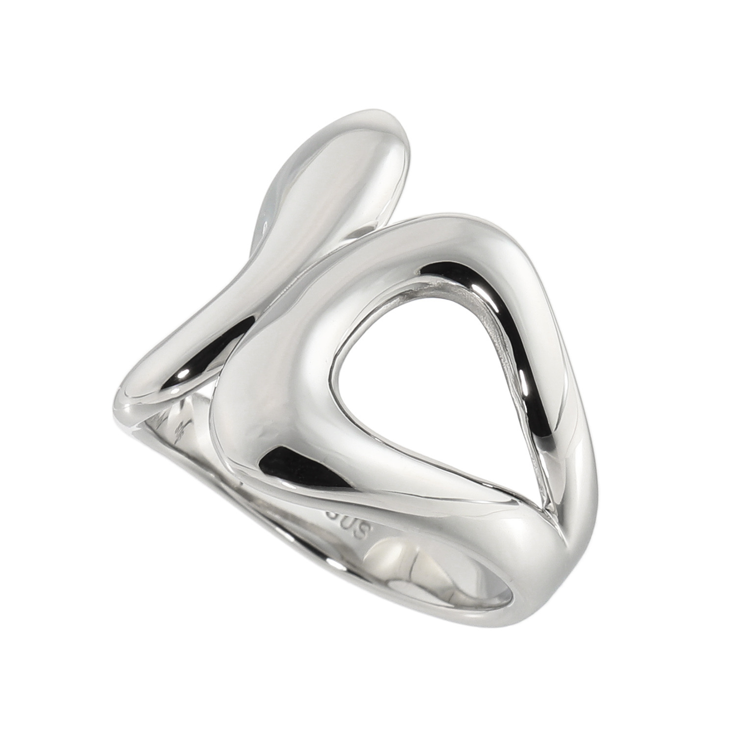 ステングレイス サージカルステンレス ダブルウェーブ ボリュームメタルリング