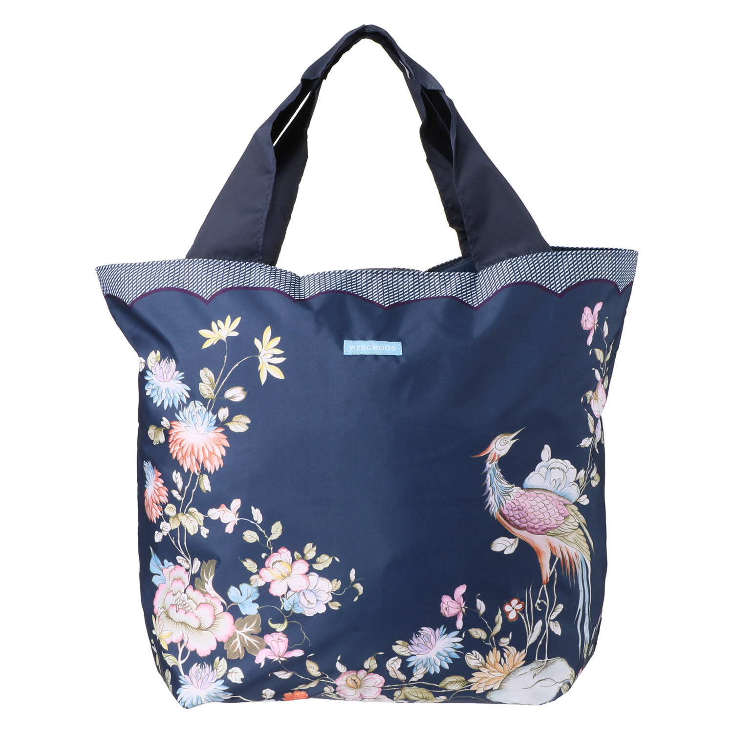 ウェッジウッド はっ水　ポケッタブル 大型マイバッグ＆ポーチ