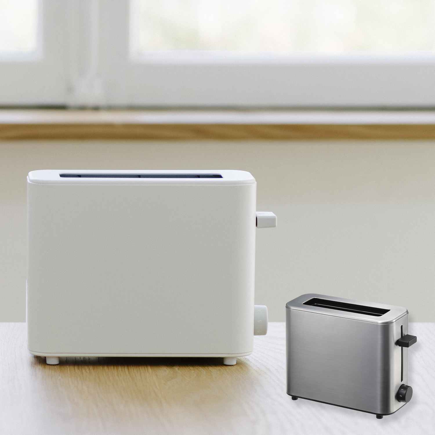 プラスマイナスゼロ 食パン４〜８枚切まで 焼ける！ コンパクトサイズ １枚焼き専用 ポップアップトースター ＸＫＴ−Ｖ０３０