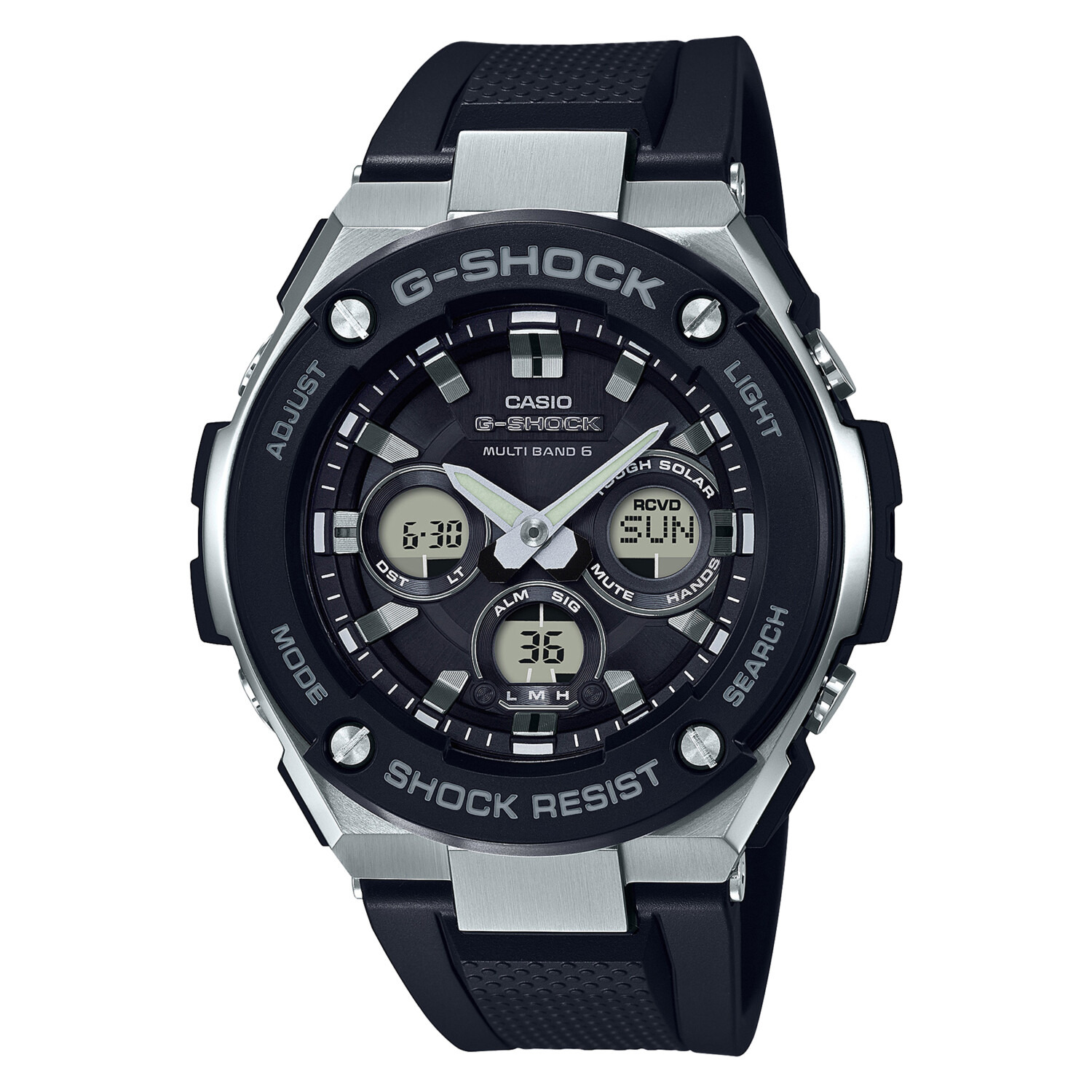 カシオ Ｇ−ＳＨＯＣＫ 電波ソーラー腕時計 ＧＳＴ−Ｗ３００