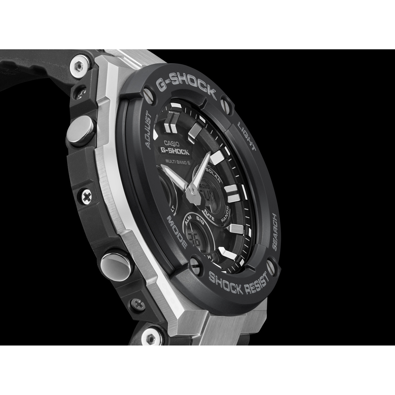 カシオ Ｇ−ＳＨＯＣＫ 電波ソーラー腕時計 ＧＳＴ−Ｗ３００