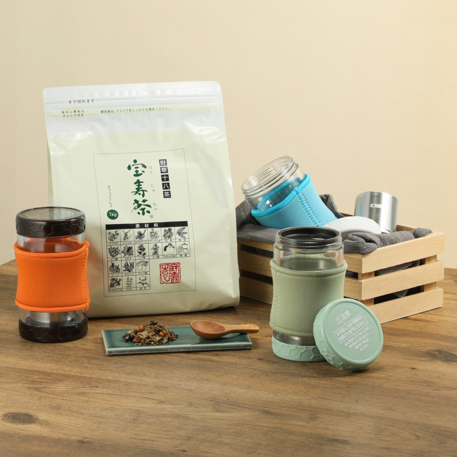 宝寿園 野草十八茶“宝寿茶”＆ Ｔ−Ｇｏ　ｍｉｎｉ