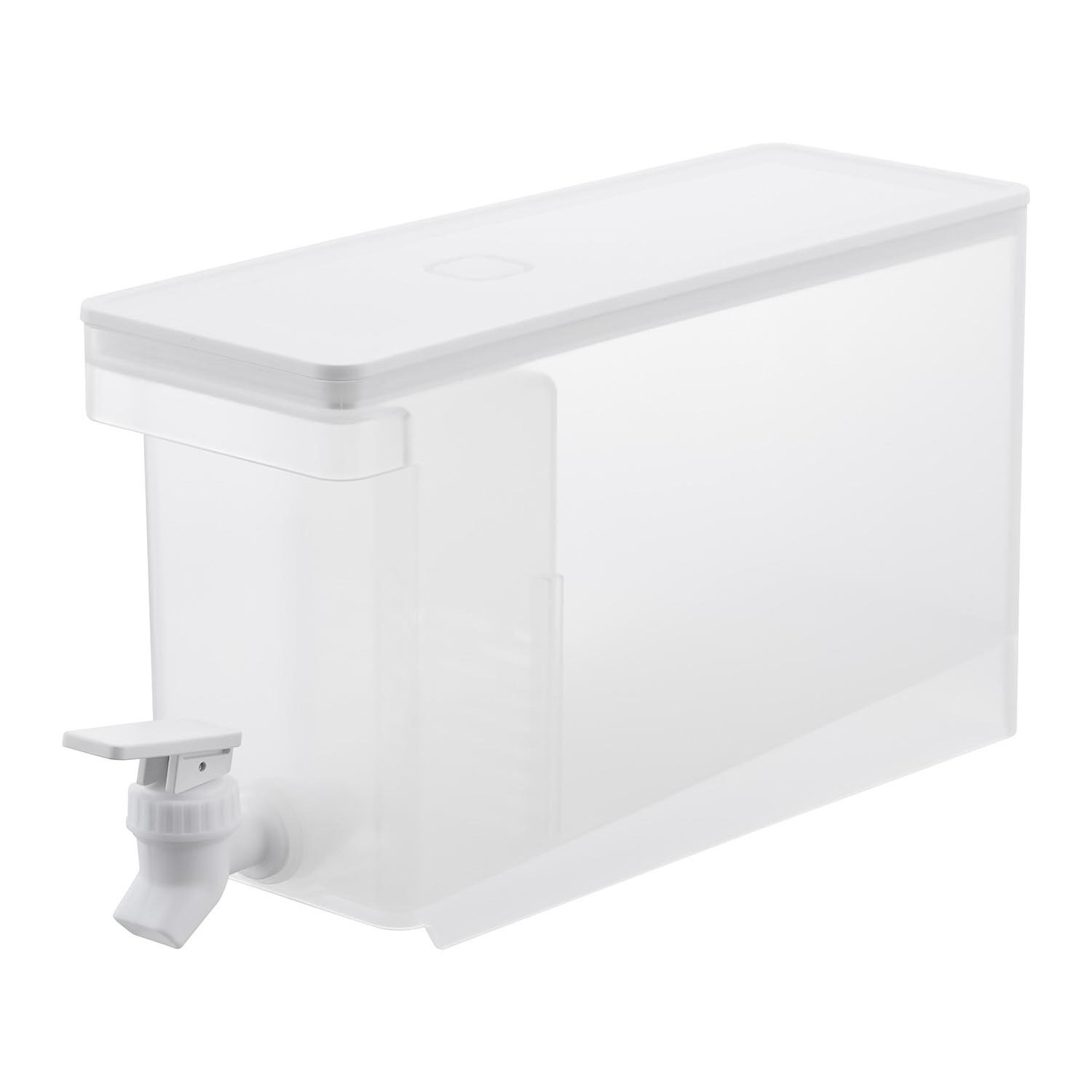 山崎実業　タワー 傾斜構造で最後まで 注ぎやすい！ 冷蔵庫ドリンクサーバー ２個セット ＜２．８リットル＞