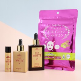 パーリーデュー ４つの有効成分配合！ 圧巻の美白ケア 薬用トリプル＋ワン 薬用美白 ＴＨＥリッチホワイト エッセンス ３．５本分特別セット