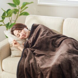 寝具メーカーが開発！ あたたか＆快眠を目指した 洗える電気毛布 ヒートクラッカー ＜掛け毛布・シングル＞