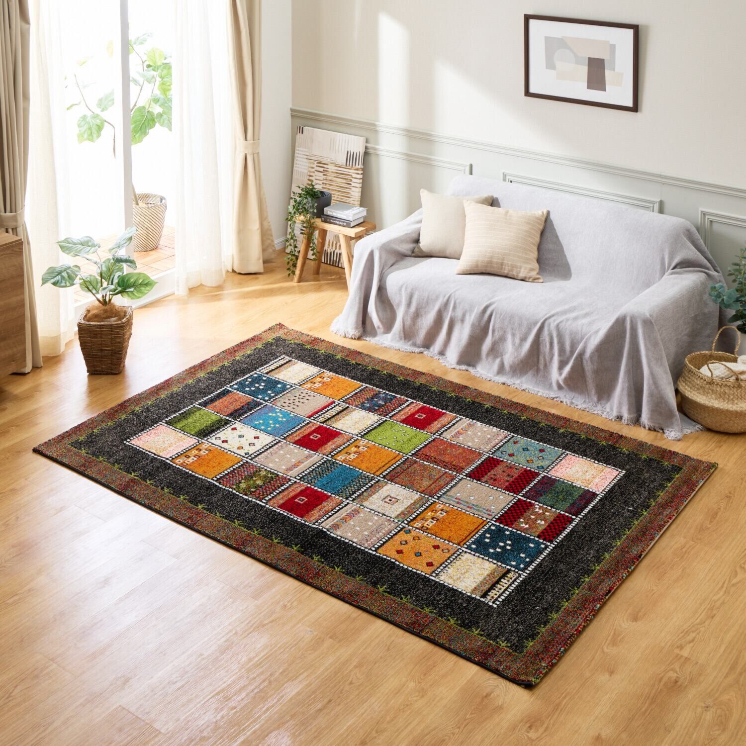 トルコ製 ウィルトン織 ヘシティデザイン カーペット ＜１６０×２３０ｃｍ＞