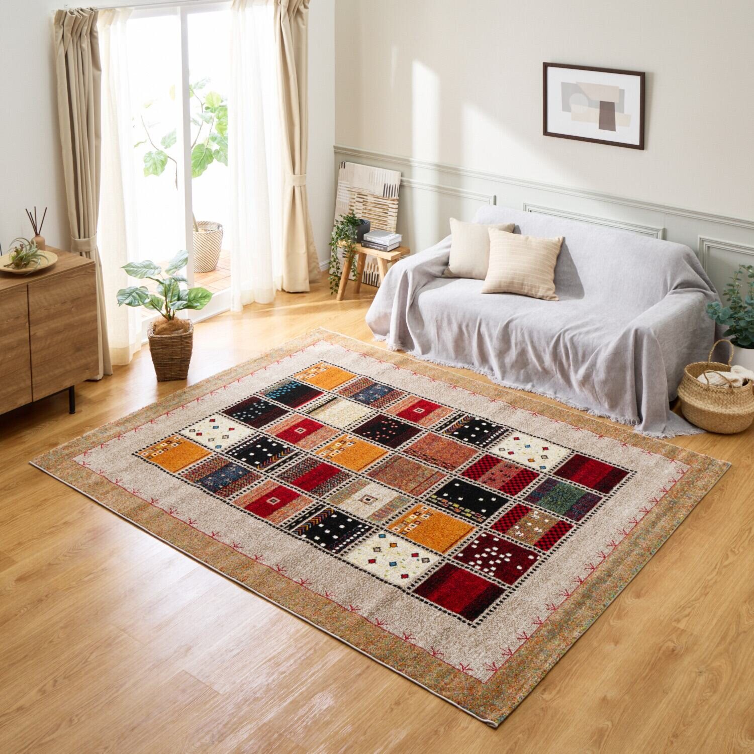 トルコ製 ウィルトン織 ヘシティデザイン カーペット ＜２００×２５０ｃｍ＞