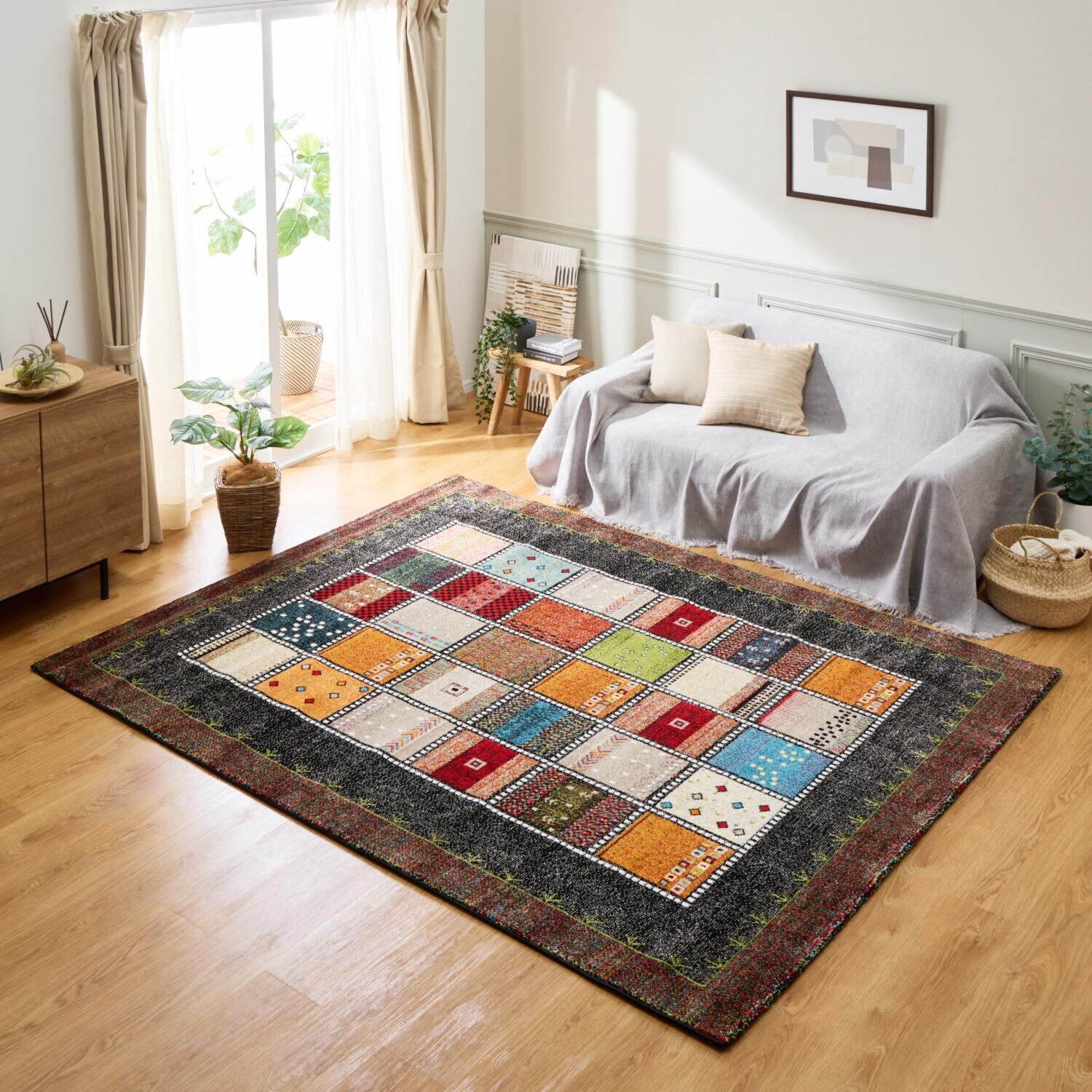 トルコ製 ウィルトン織 ヘシティデザイン カーペット ＜２００×２５０ｃｍ＞