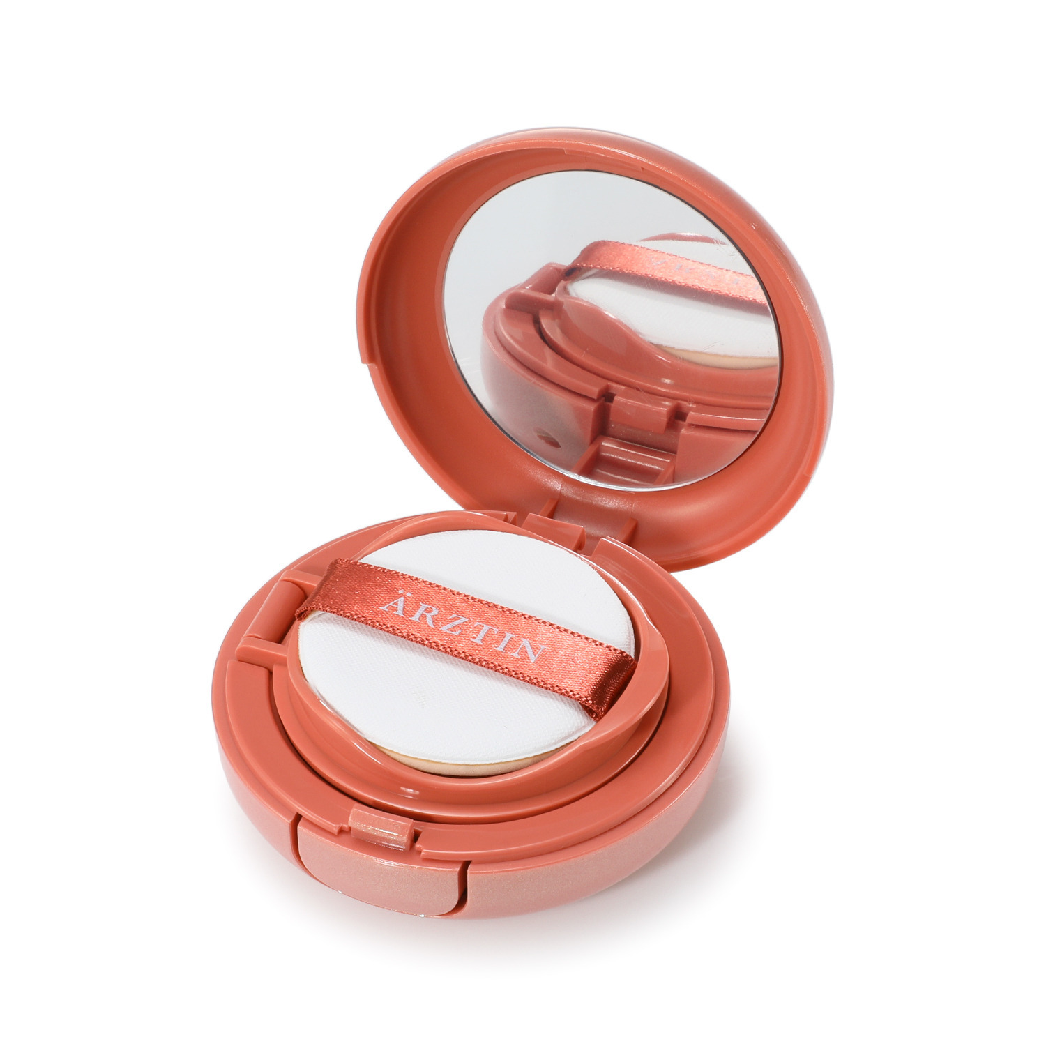 エルツティン 韓国大手美容サロン発 光を味方にして みずみずしいツヤ感演出！ シャイングロス クッションチーク ＜シャインコーラル＞ ２個セット 