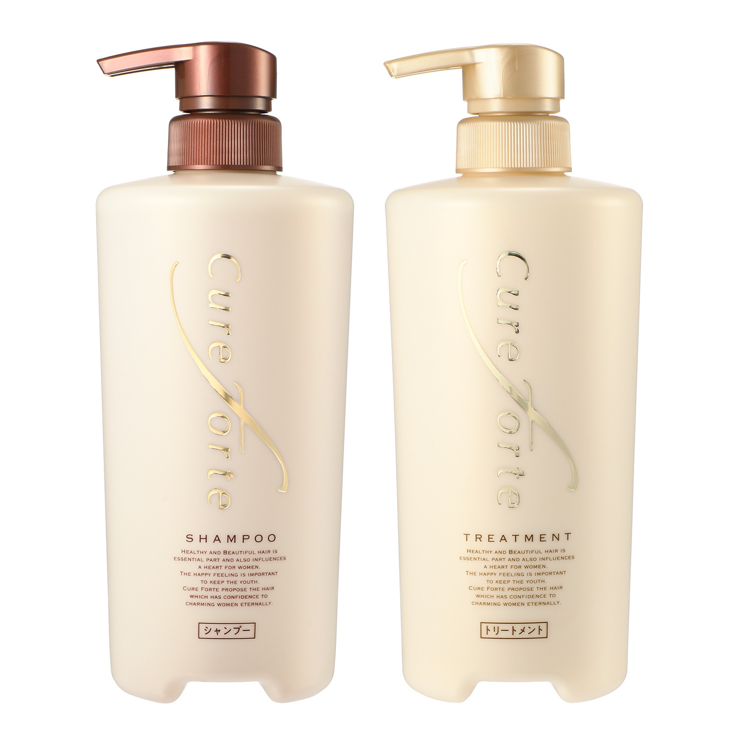 キュアフォルテ 髪と頭皮の老舗サロン開発 シャンプーＲＮＣ＆ トリートメントＲＮＣ ＜カサブランカを 　イメージした香り＞ 大容量セット 