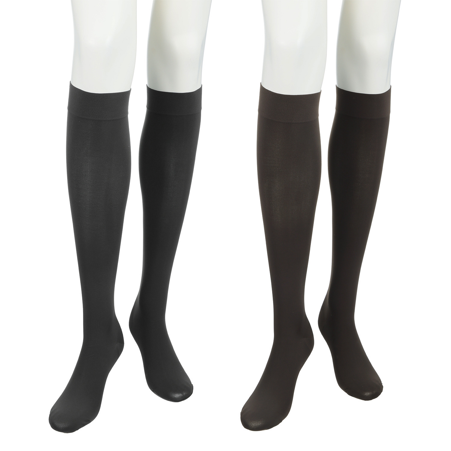 メディカルステイフィット イタリア製 段階式着圧３Ｄフィット ８０デニール　ひざ丈 ショートタイツ２足セット  