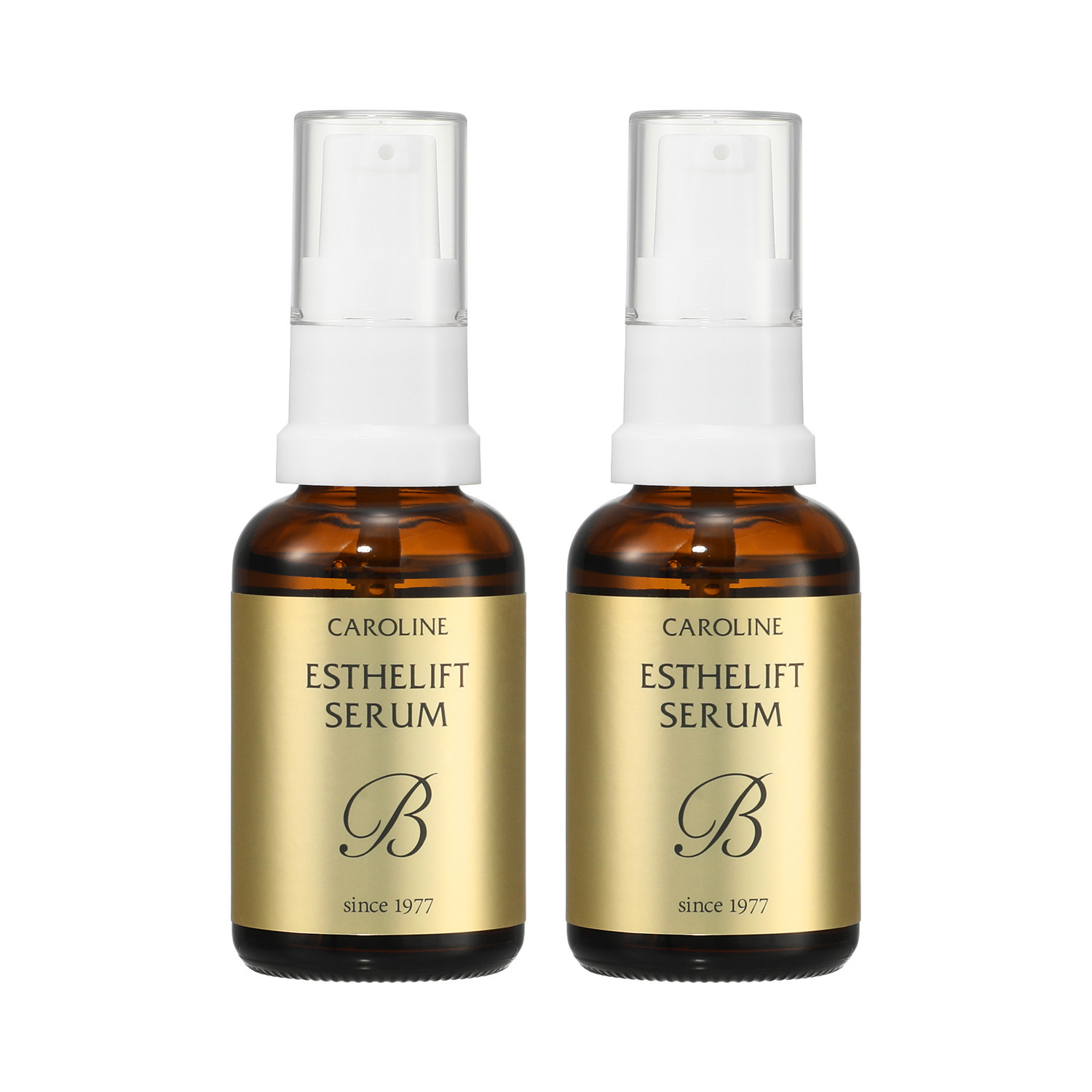 キャロリーヌ 老舗エステサロン開発 角質層の隅々まで浸透 ハリ特化型美容液 エステリフト　セラムＢ ２本セット