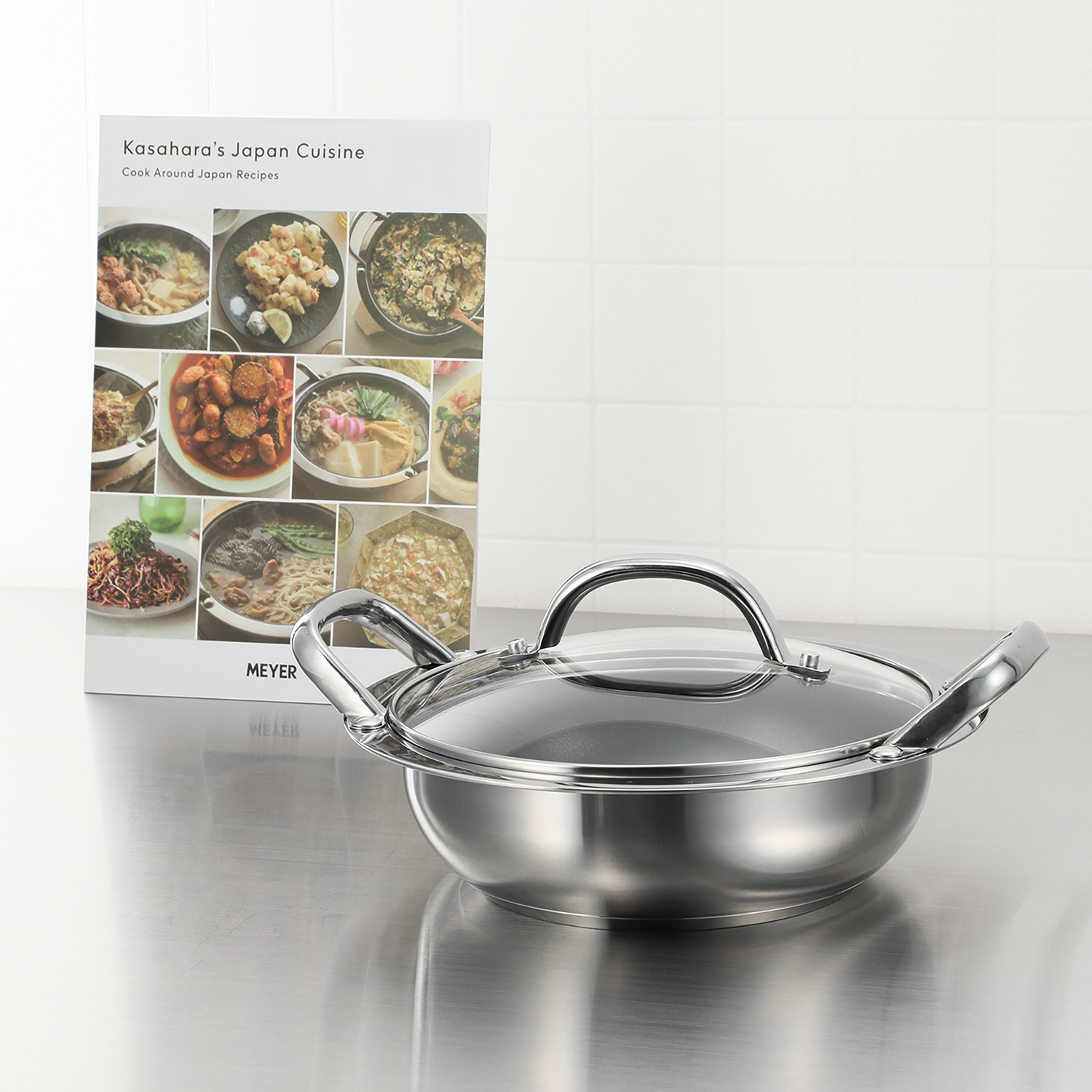 マイヤー 見た目スマート、 中身はマルチ。 ホットポットプロ ＜２０ｃｍ＞ 笠原将弘氏監修 特別レシピ付きセット