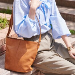 リズデイズ バケツ型 ショルダーバッグ