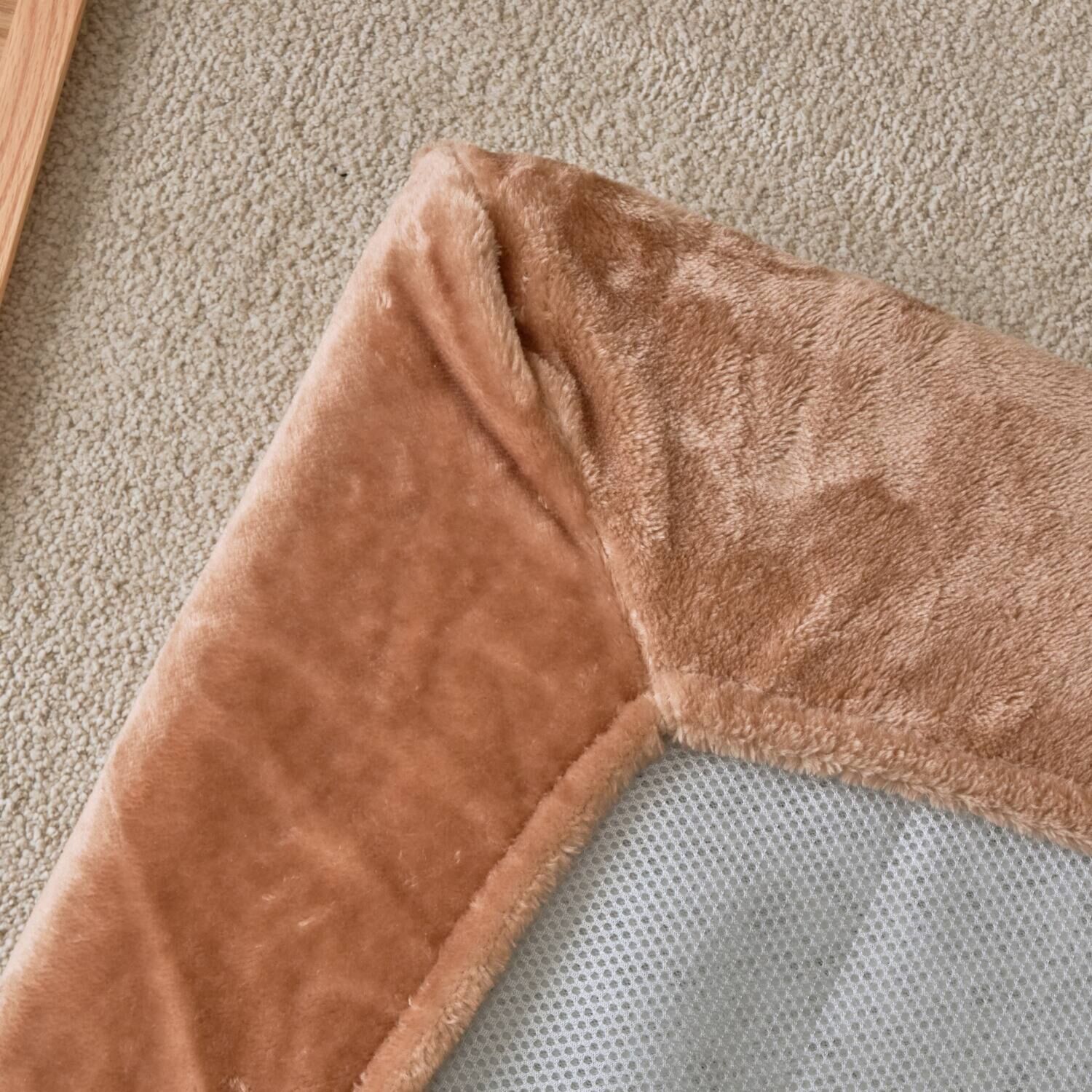 ブレスエアーレガリス マルチマットレス専用 暖か吸湿発熱毛布カバー ３つ折りタイプ