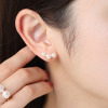ジュペレ 国産ベビーアコヤパール フローライン ピアス／イヤリング