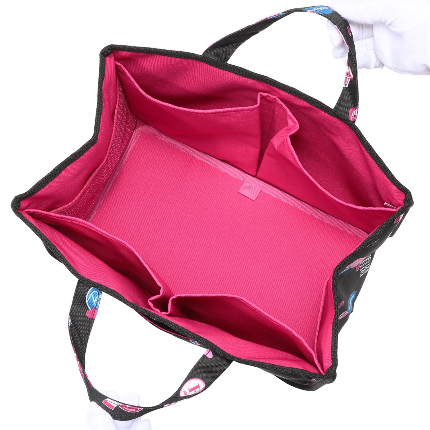 フォション プリント柄 ルームトートバッグ ビッグ