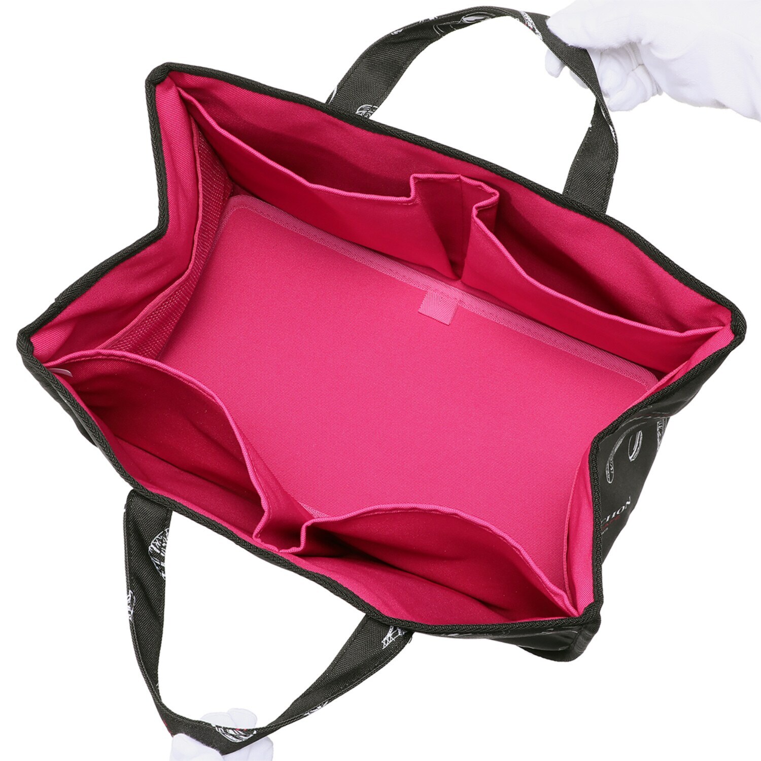 フォション プリント柄 ルームトートバッグ ビッグ