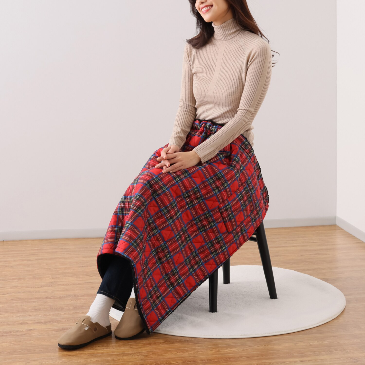 サッと巻くだけ ポカポカあったか！ 発熱ボア ほっこり巻きｎｅｏ