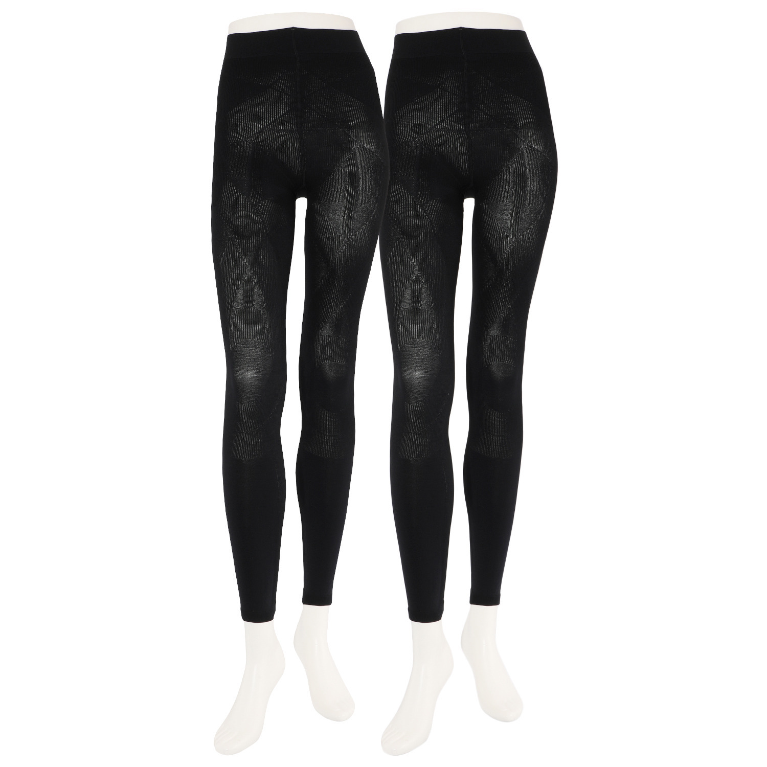 らくらく テーピングスパッツ ヒートパワーウォーク プロ　Ｖ 同色２枚セット