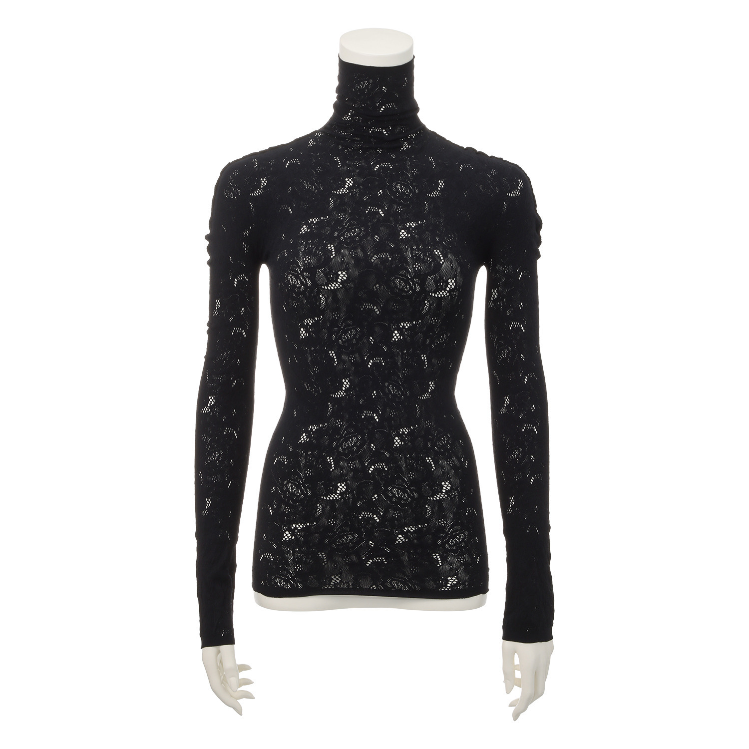 ダンスウィズビジュー スーパーストレッチ エレガントレース編み モイストインナーニット