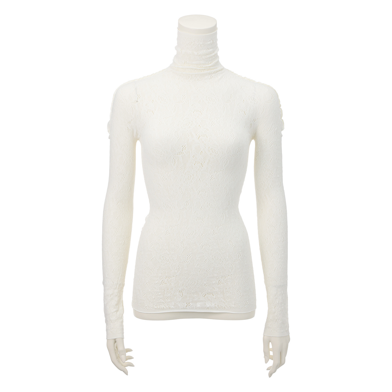 ダンスウィズビジュー スーパーストレッチ エレガントレース編み モイストインナーニット