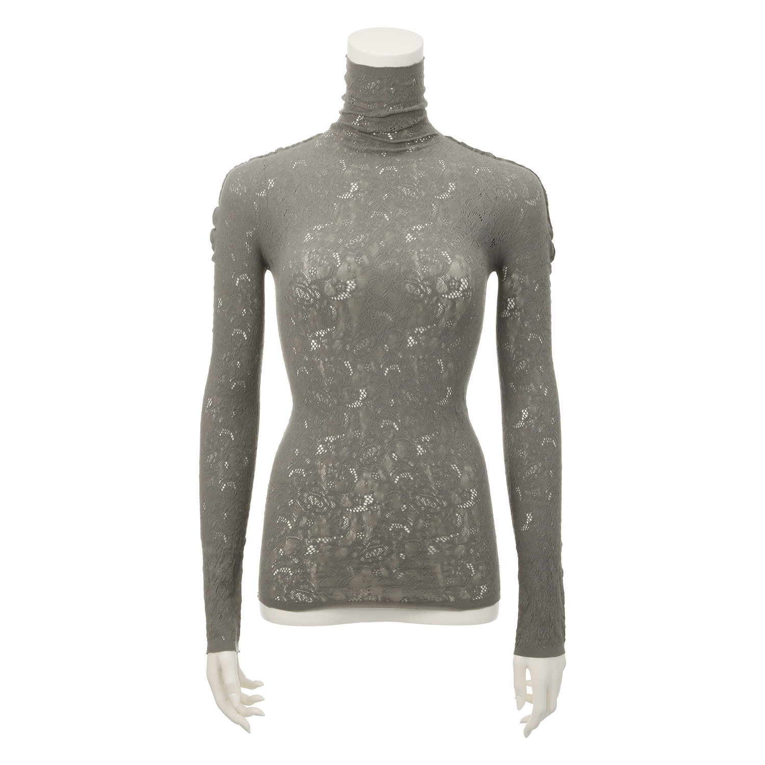 ダンスウィズビジュー スーパーストレッチ エレガントレース編み モイストインナーニット