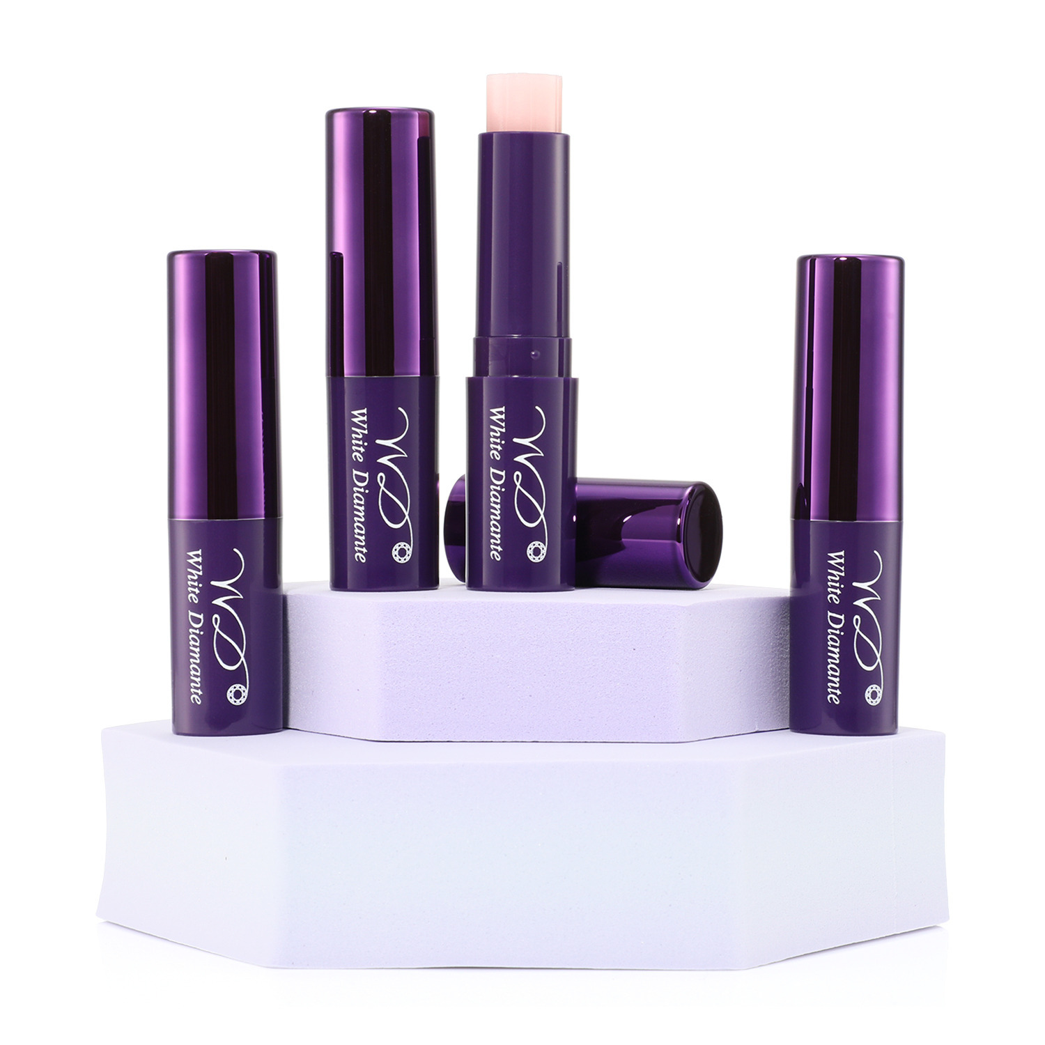 ホワイトディアマンテ 美容成分約９９％配合！ 幸福感あふれる柔らか唇へ ハピエンスリップラグゼ ２箱セット （計４本） 