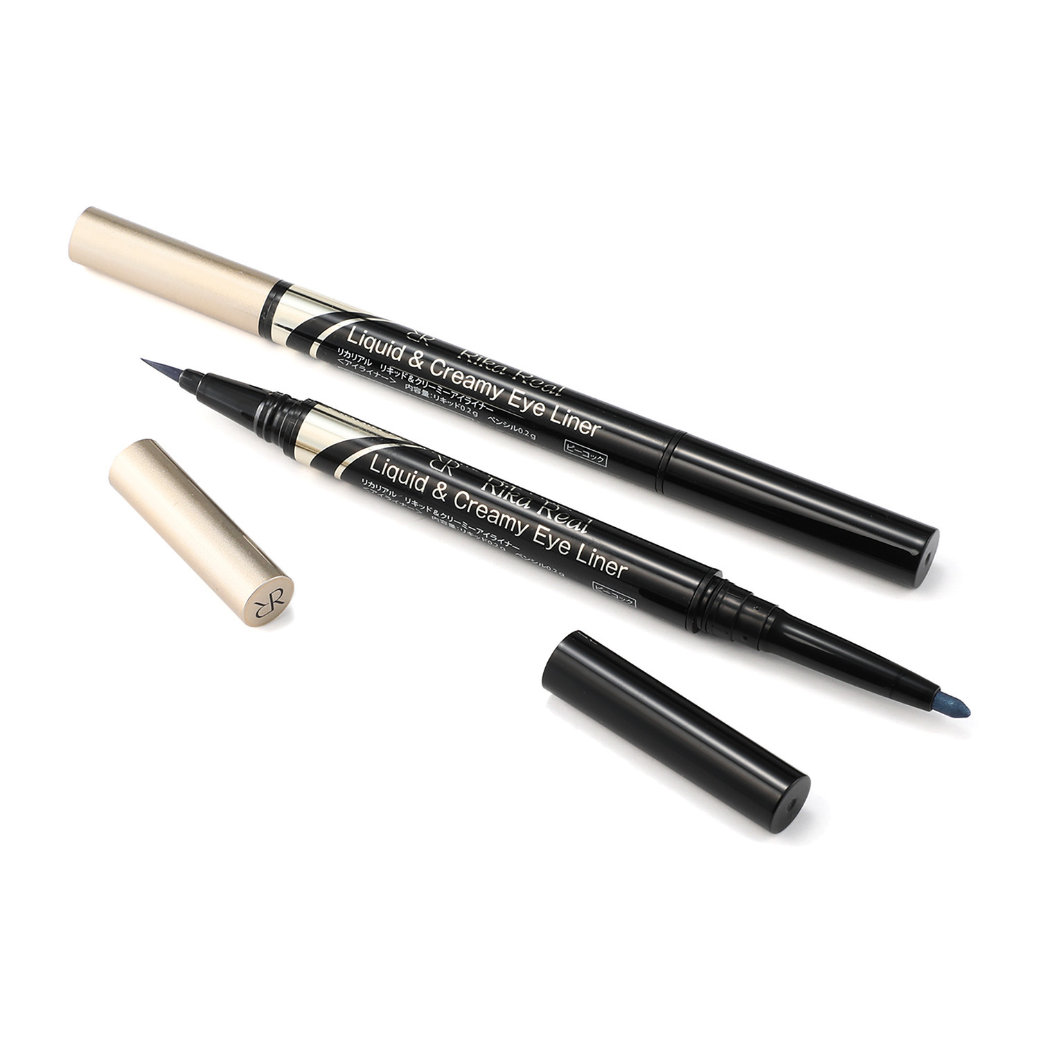 リカリアル リキッド＆クリーミー アイライナー ２本セット 