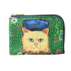 キャットアート コスメポーチ＆ コインパスケース