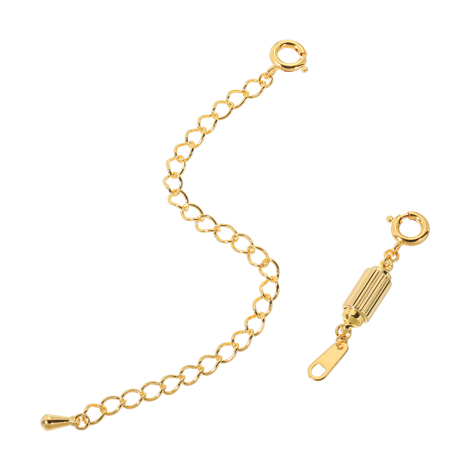 イーシア テクスチャーデザイン マグネットクラスプ＆ アジャスターチェーン セット