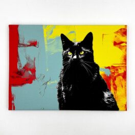 インテリアアート 猫シリーズ ニャーオール＜約２４×３３ｃｍ＞ 