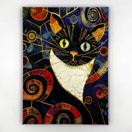 インテリアアート 猫シリーズ クリムニャＩＩＩ ＜約３３×２４ｃｍ＞ 