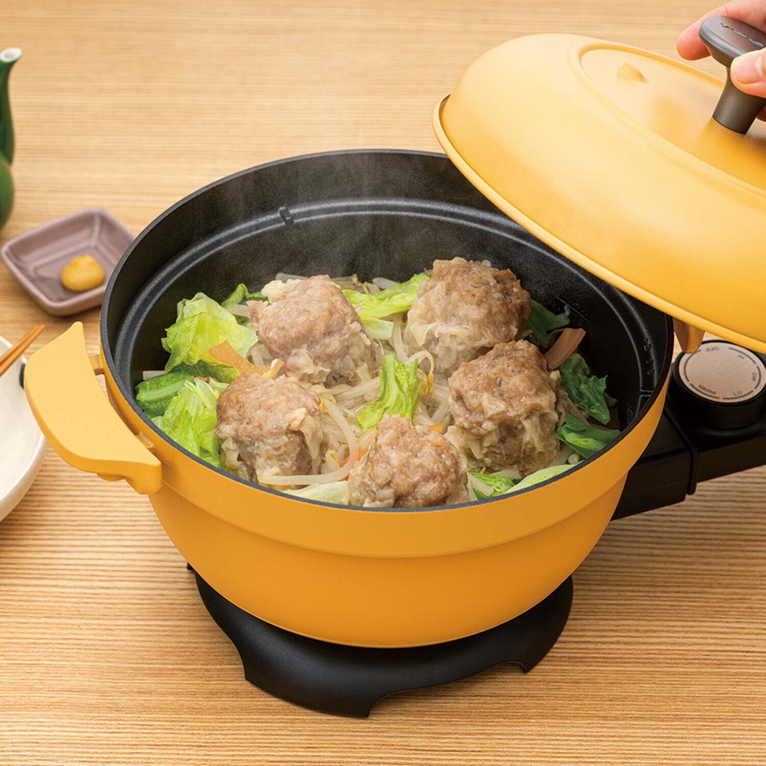 レコルト 毎日の食事を おいしく、たのしく。 １台５役の 卓上電気なべ コポット ＲＥＰ−１