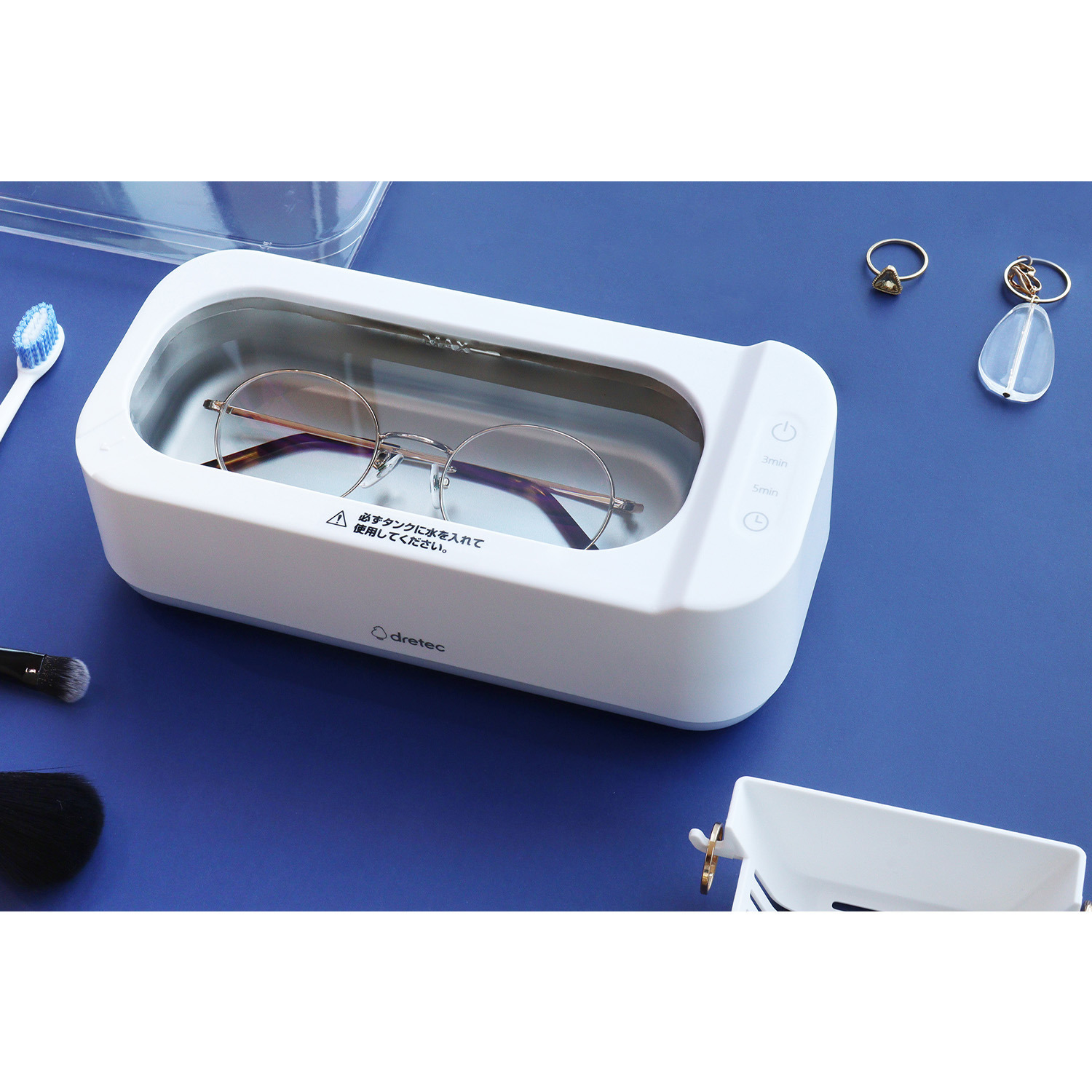 微細汚れもスッキリ！ 貴金属ピカピカ！ 超音波洗浄器 “らくらく洗イッパー”