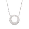 ダイアモア シルバー　ＣＺ ドーナツ ネックレス