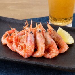 石川＜アワ・フーズ＞ 殻ごと食べられる！ 甘海老の唐揚げ