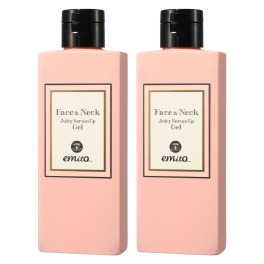 エミト 浸透にもこだわった 徹底保湿ケア フェイス＆ネック ジューシーセラムアップ ジェル ２本セット