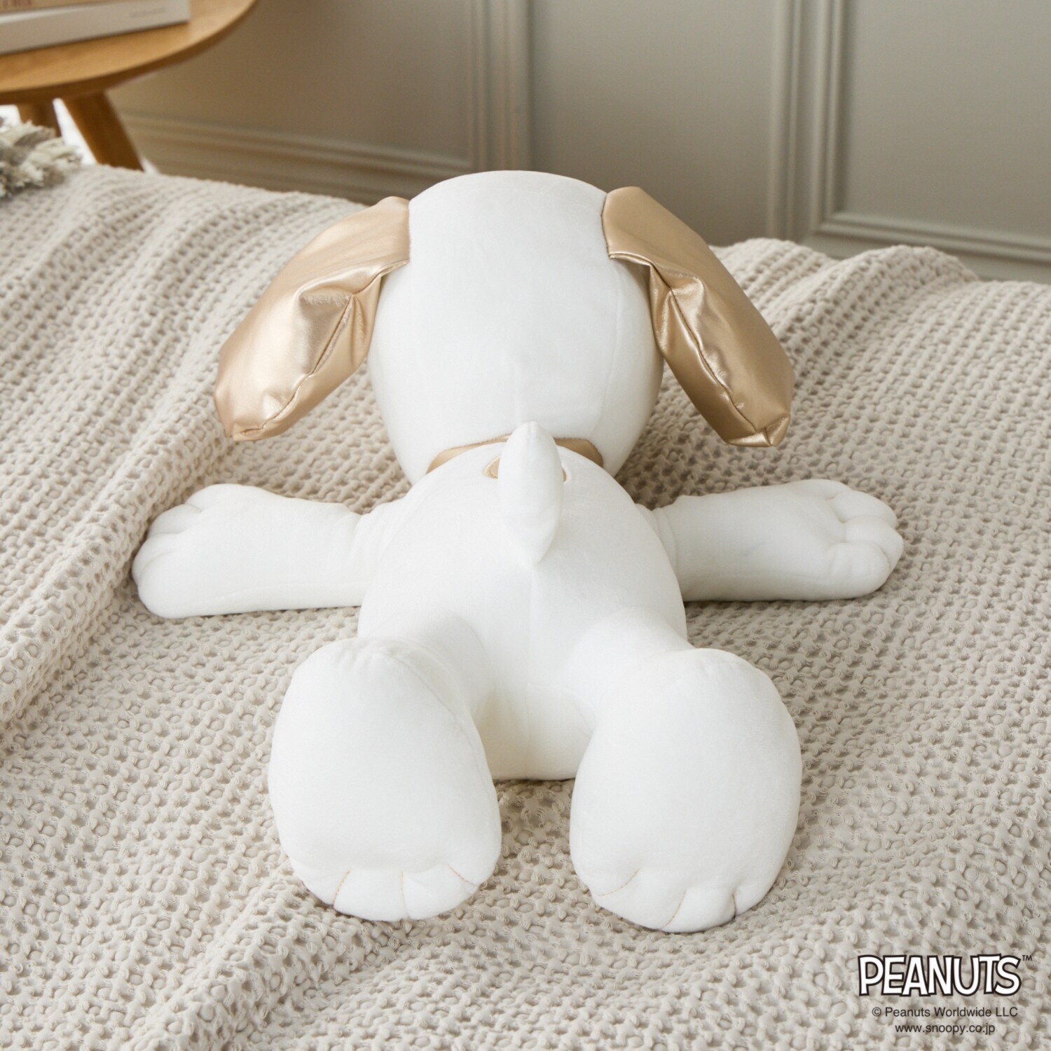 スヌーピー ゴールドカラー 抱きまくら ＜小＞