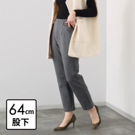 ピーツー 純日本製 ピーツー史上一番の暖かさ もこもこ裏起毛 ストレートパンツ ＜股下６４ｃｍ＞