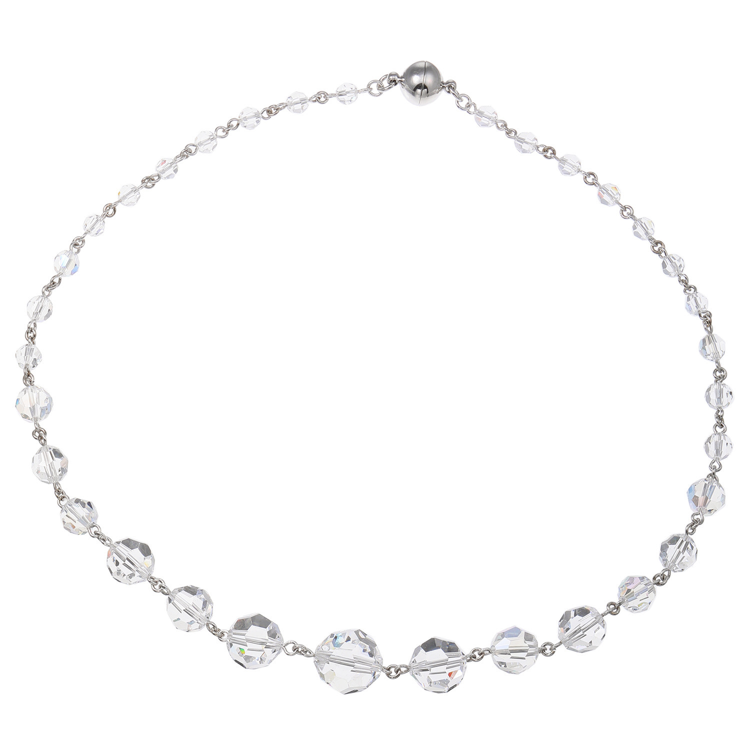 キラキラギフト バイ　アビステ クリスタルガラス グラデーションネックレス