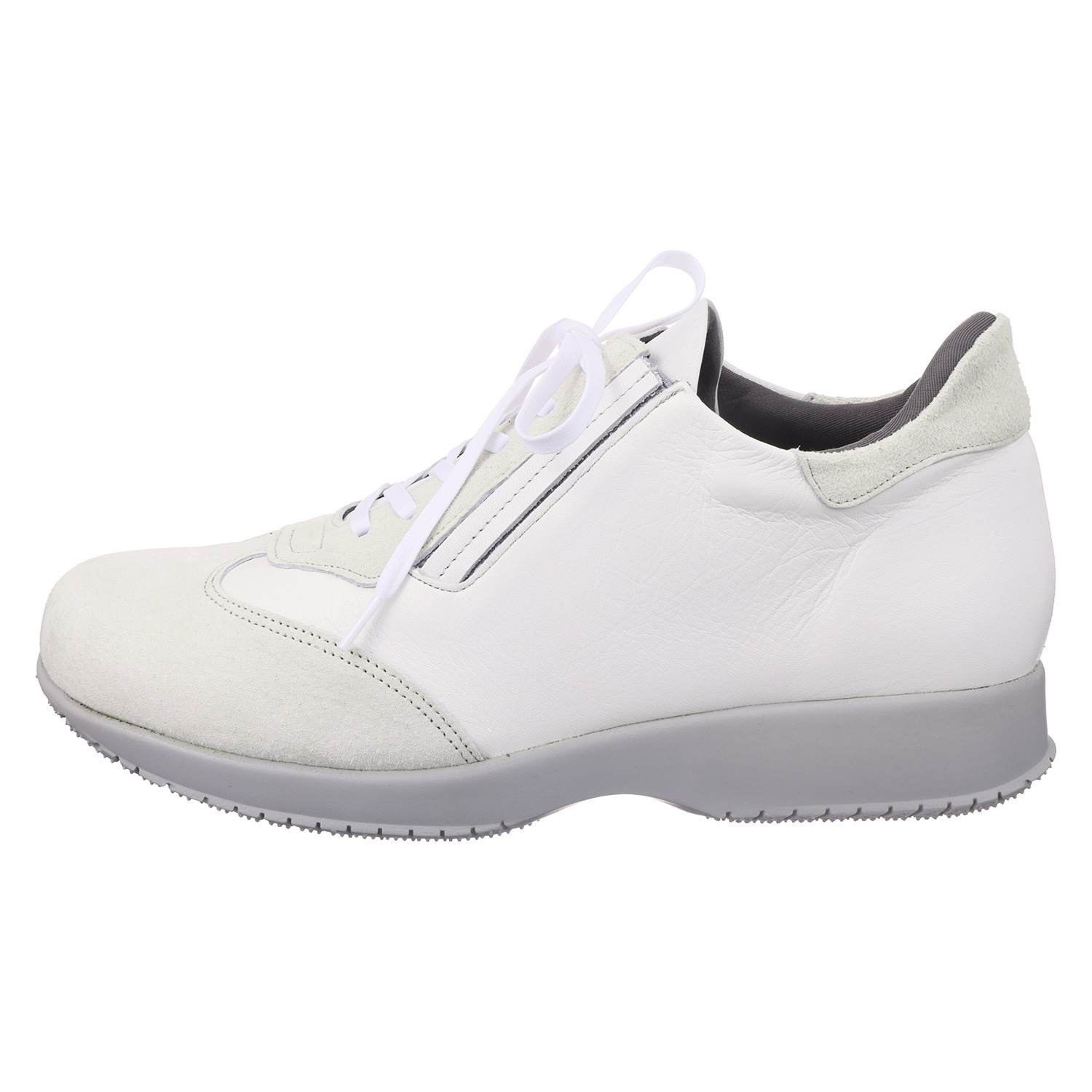 ミスキョウコ 日本製 ソフト本革 レースアップスニーカー