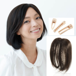 ギンカウィンカ ドレスドヘアー ショートスタイル前髪なし トリプルピン付 